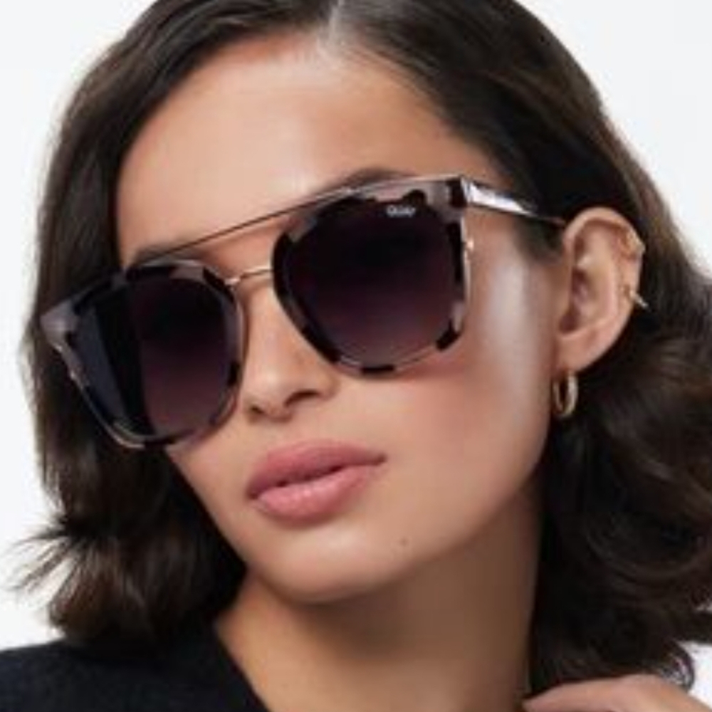 Quay Milky Tortoise Sunglasses